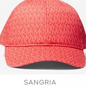 *New*MK Logo Print Stretch Baseball Cap